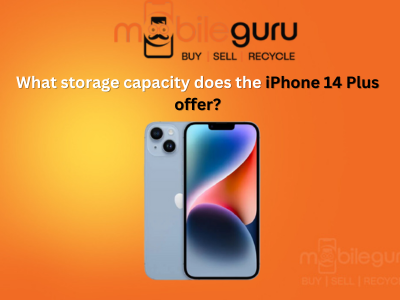 What storage capacity does the iPhone 14 Plus offer?