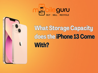 What storage capacity does the iPhone 13 come with?