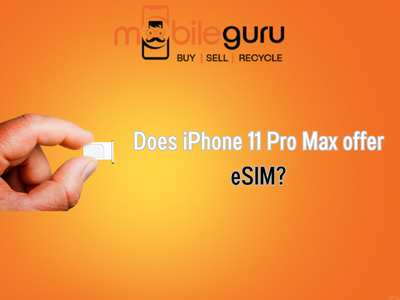 Does iPhone 11 Pro Max offer eSIM?