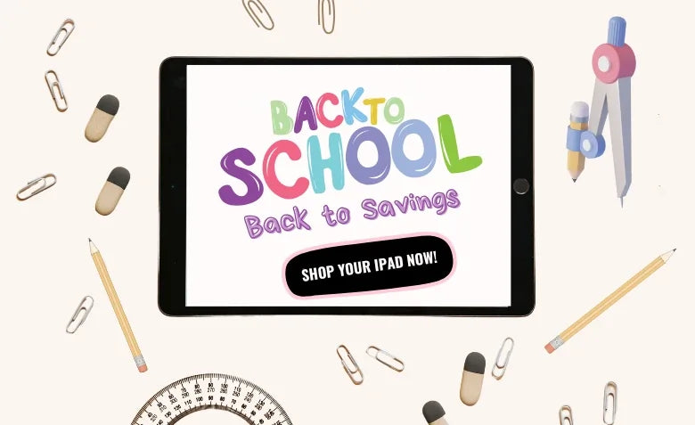 Back to School Refurbished iPad Banner - Mobile Guru